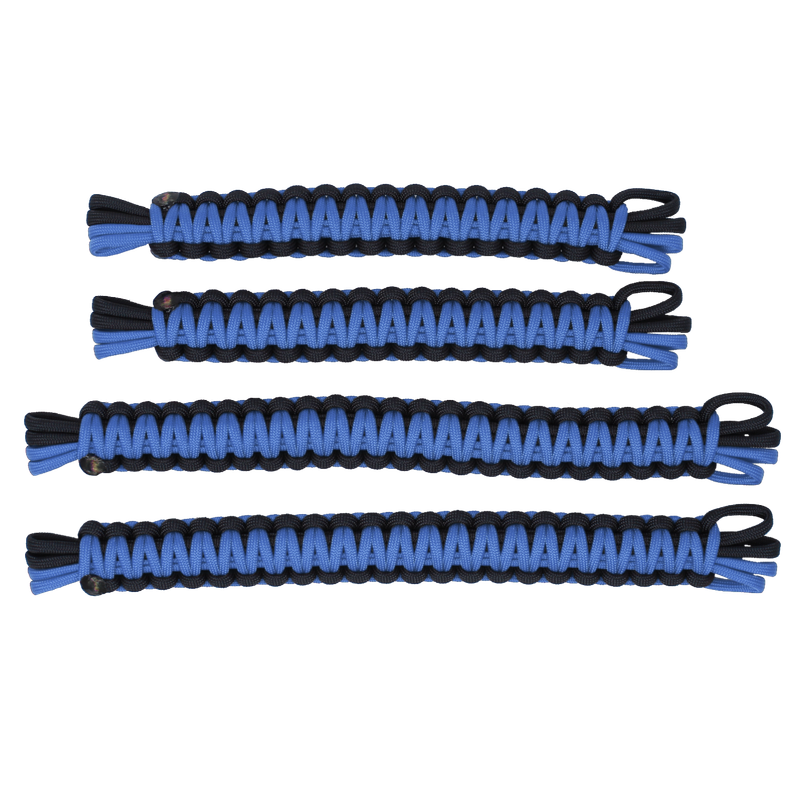 BubbasGarageTv - Paracord Limiting Door Straps for Jeep Wrangler JK/JKU (Customizable)