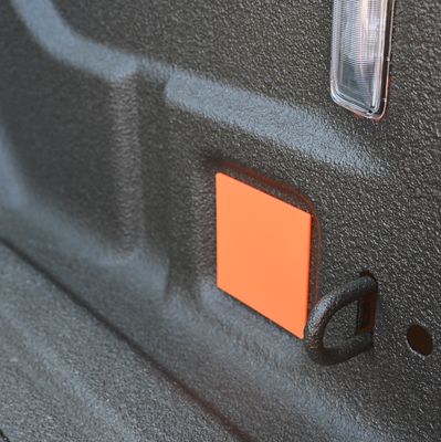 BubbasGarageTv - Bed Plug Cover Plate for 2020+ Jeep Gladiator  (Black)