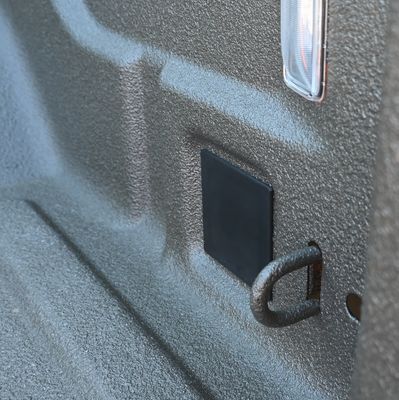 BubbasGarageTv - Bed Plug Cover Plate for 2020+ Jeep Gladiator  (Black)