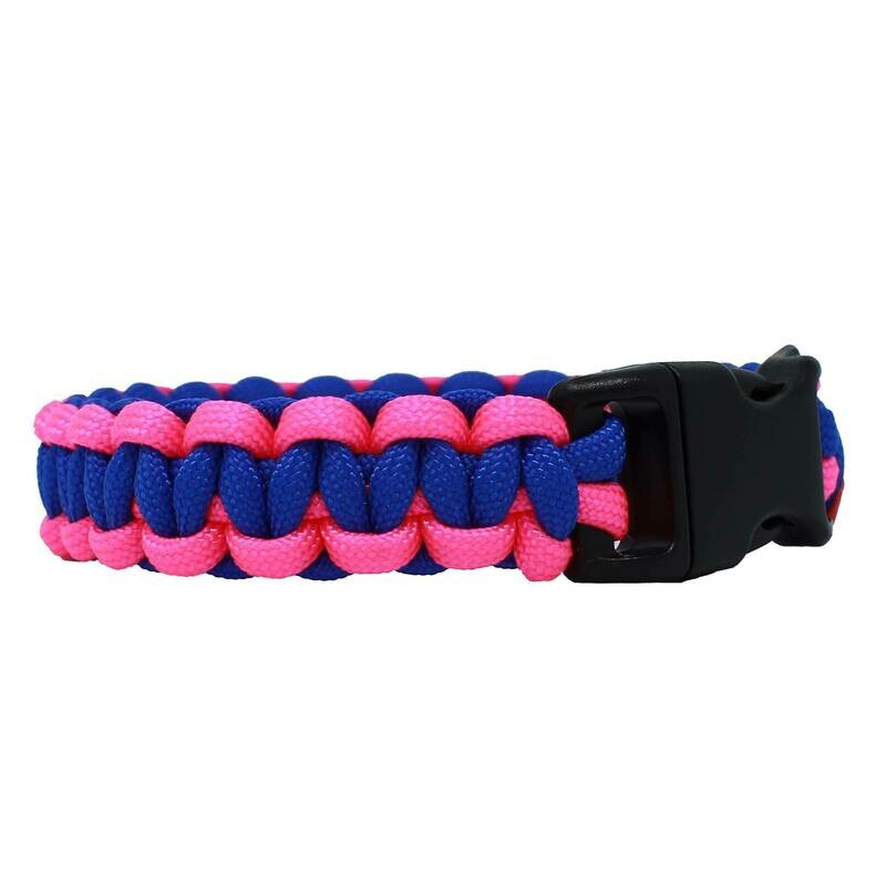 Custom 2 Color Paracord 550 Survival Bracelet - Pick Your Options