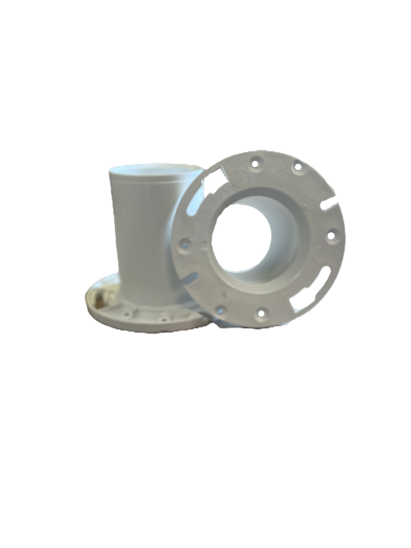 GF340P W Adjustable 3" x 4" Closet Flange Extended Length PVC (White) 12 PC Carton
