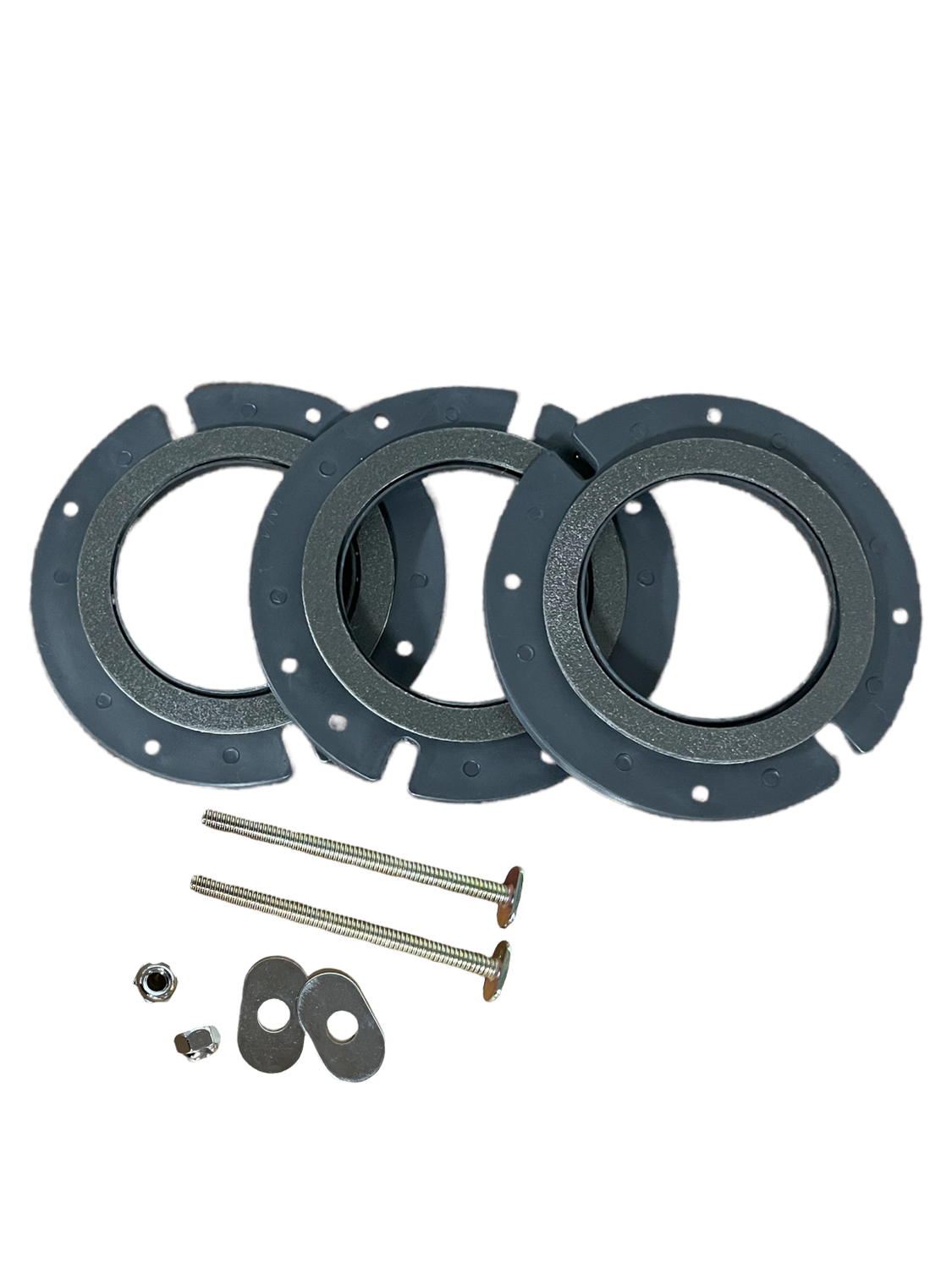 1/4" W Closet Flange Extension Kit w/ gaskets (12 PC Box) for use with ABS (black) GK200A