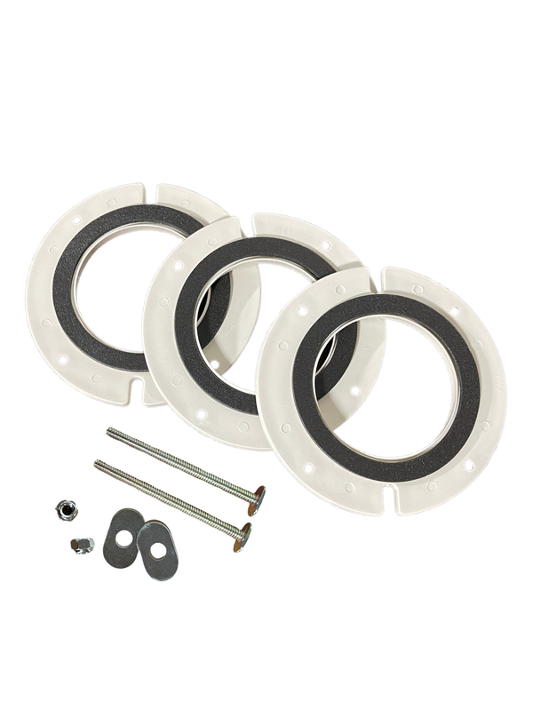 1/4" W Closet Flange Extension Kit w/ gaskets (12 PC Box) for use with PVC (white) GK200P