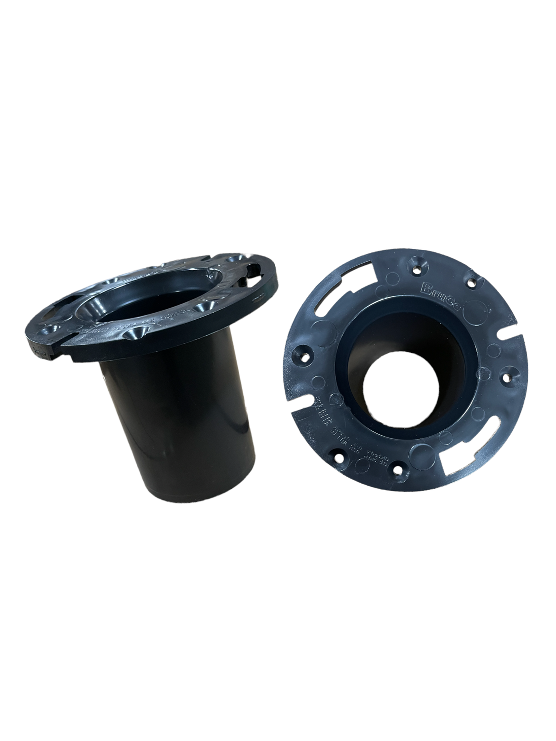 GF340A W Adjustable 3" x 4" Closet Flange Extended Length ABS (Black) 12 PC Carton
