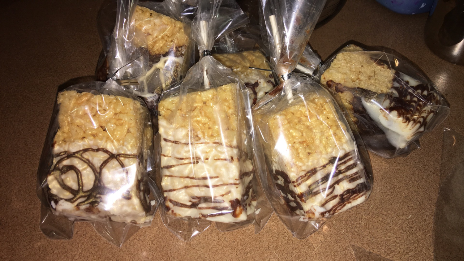 Gourmet rice krispy sampler box