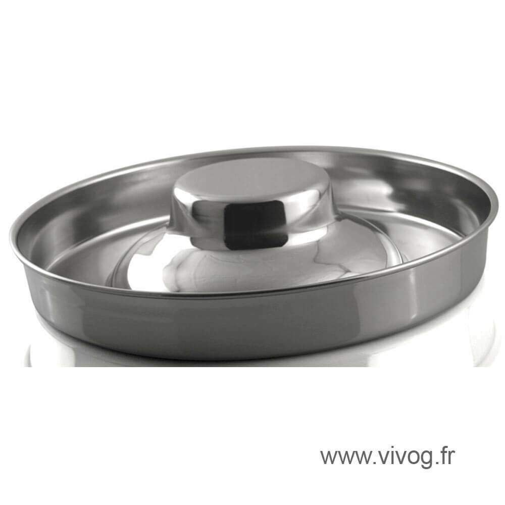 Welpenfutterschüssel Chromstahl  29 cm