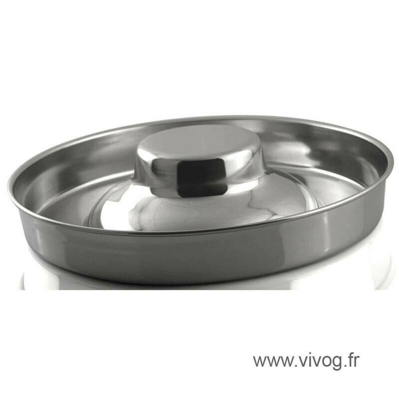 Welpenfutterschüssel Chromstahl  29 cm