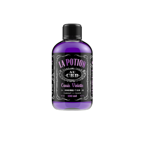 Sirop au CBD cassis violette