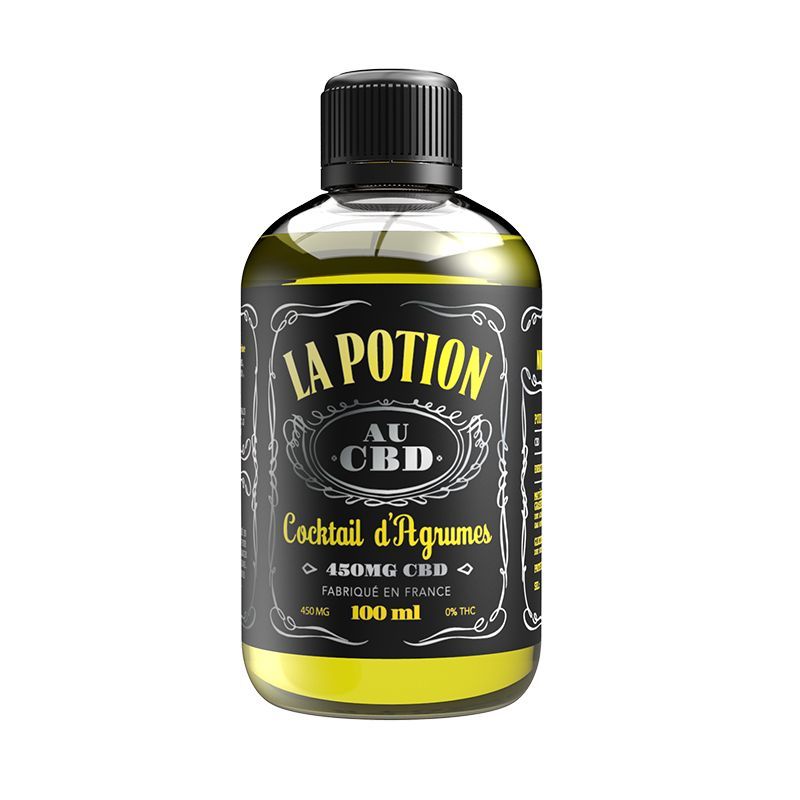 Sirop au CBD cocktail d'agrumes
