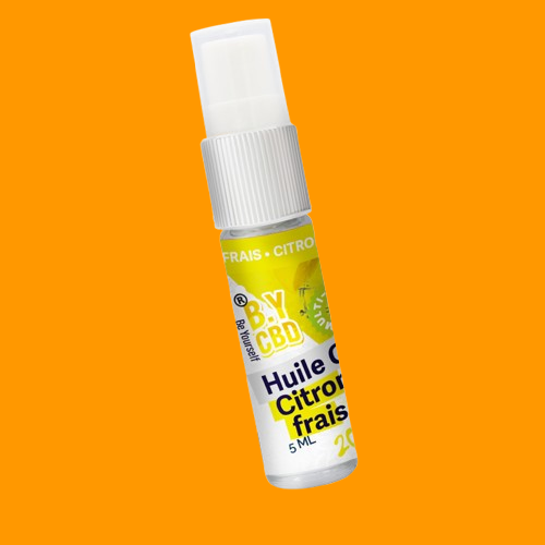 Huile CBD format pocket citron frais Huile CBD format pocket citron frais