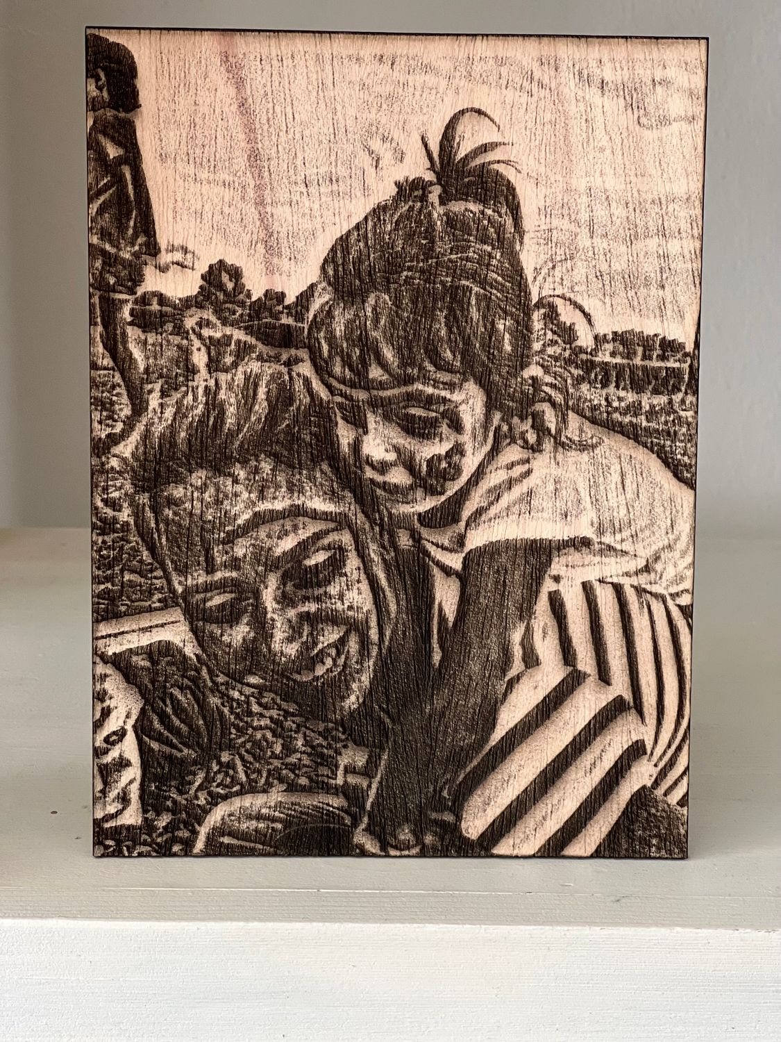 Grabado láser en madera