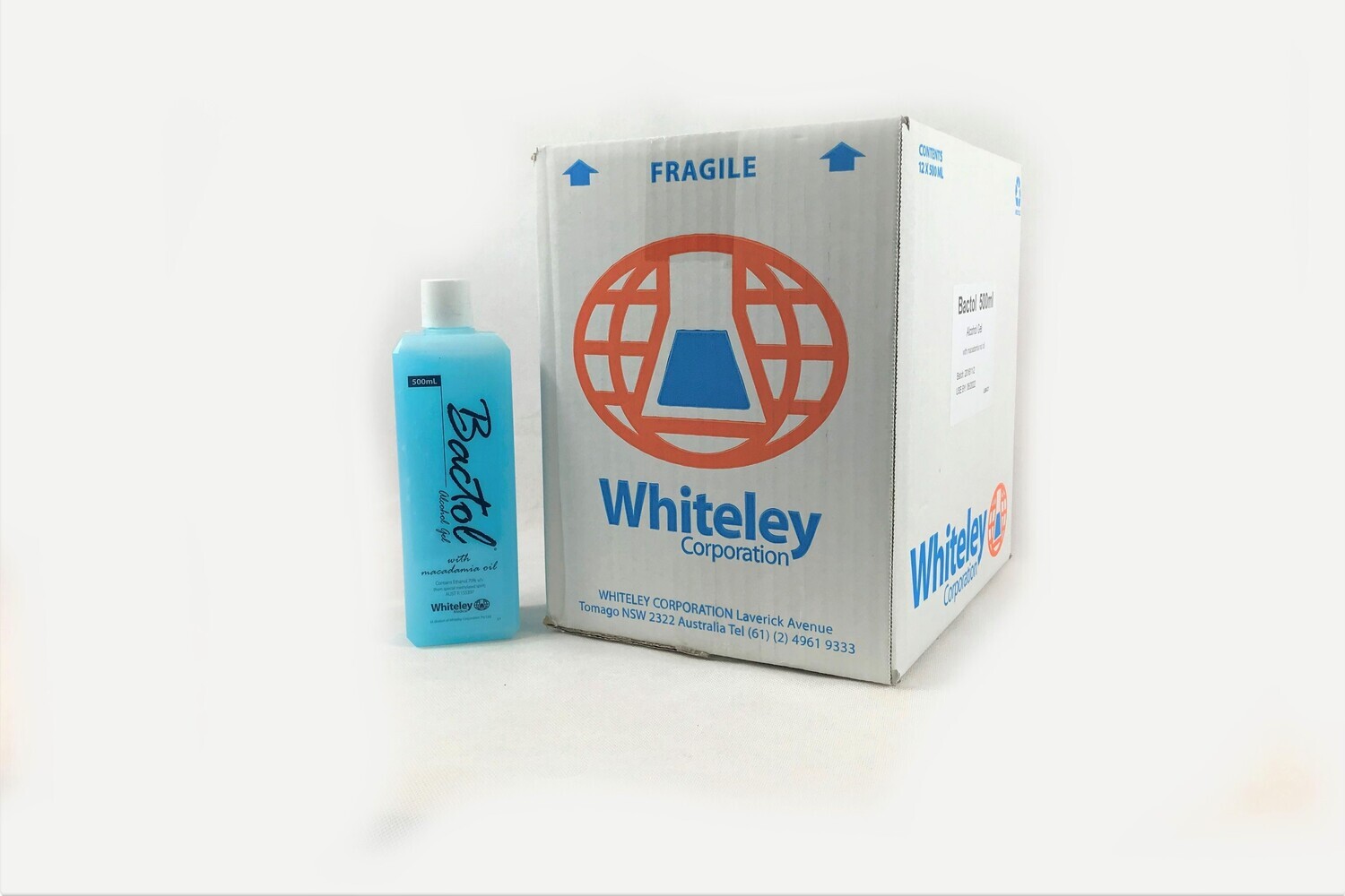 Bactol® Antibacterial Hand Cleaner Alcohol Gel 500 ml Box of 12