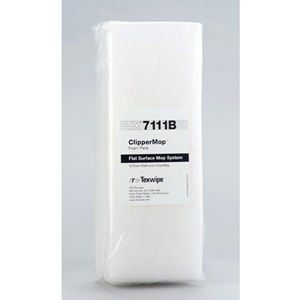Texwipe TX7111B ClipperMop Foam Pad Replacement Kit (ISO Class 3-7) x 10 foam pads | x 4 fasteners