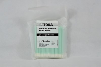 Texwipe TX709A Medium Flexible Head Foam Swab x 100