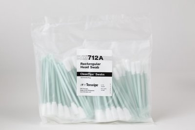 Texwipe TX712A Large Rectangular Head Foam Swab x 100