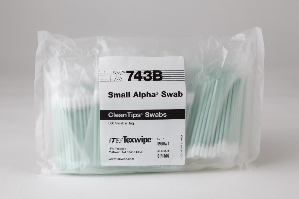 Texwipe TX743B Small Polyester Alpha Swab x 500