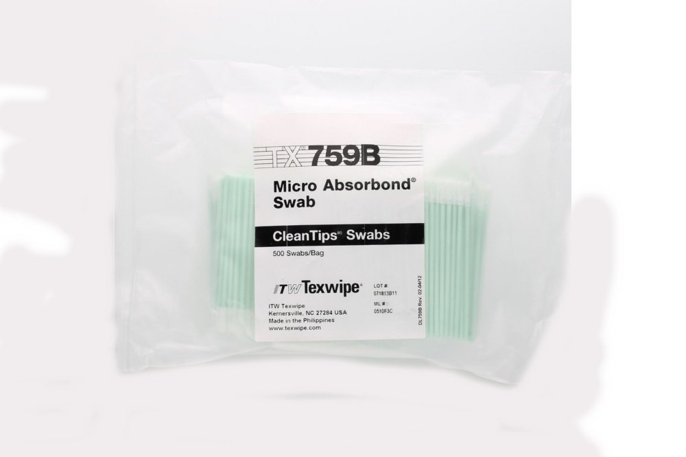Texwipe TX759B Micro Polyester Absorbond Swab x 500