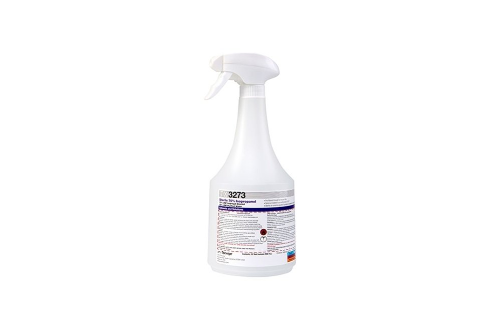 Texwipe TX3273 Sterile 70% Isopropanol 946 mL spray bottles, 12 per case