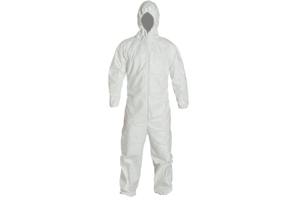 Tyvek White Disposable Coverall (ISO Class 7 - 8) Size S to XXXL x 10