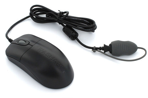 Silver Storm Washable Waterproof Scroll Wheel Black Mouse