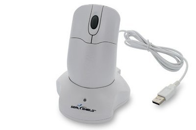 Silver Storm Wireless Washable Scroll Wheel White Mouse
