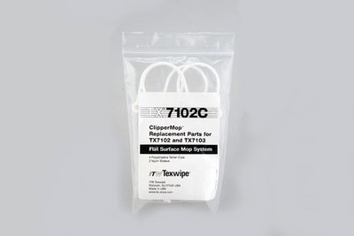 Texwipe TX7102C ClipperMop Tether Clip Replacement Kit (ISO Class 3-7) x 4 clips| x 2 screws