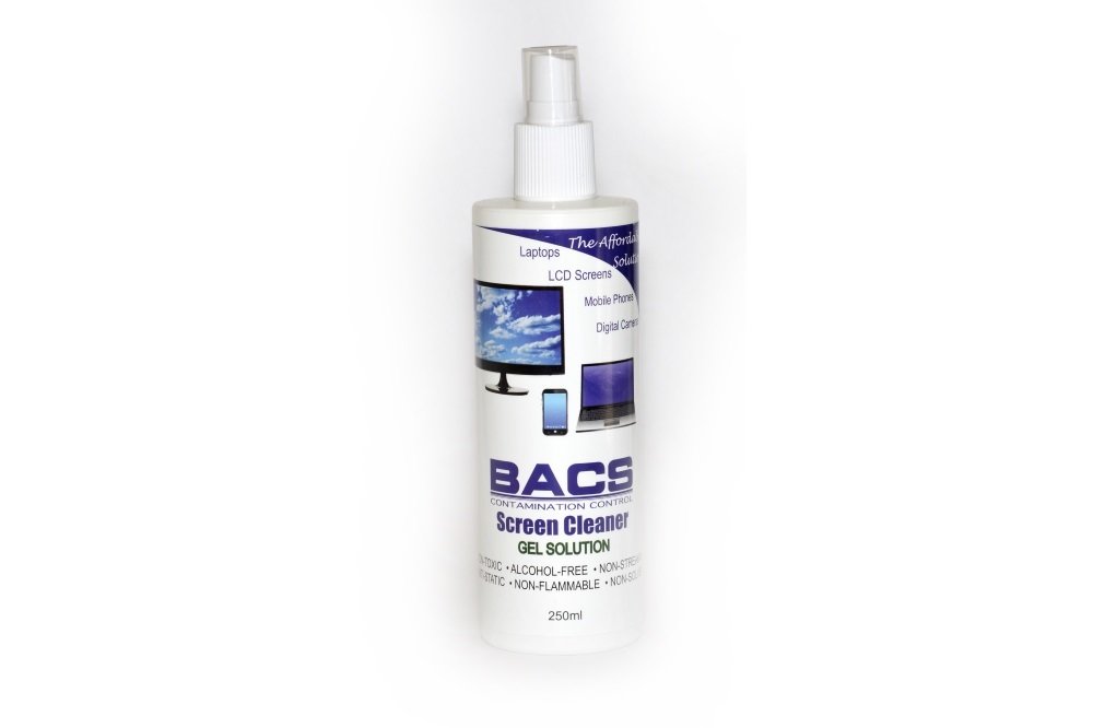 BACS Spray-on Gel Screen Cleaner 250 ml x 1 - BOGOF