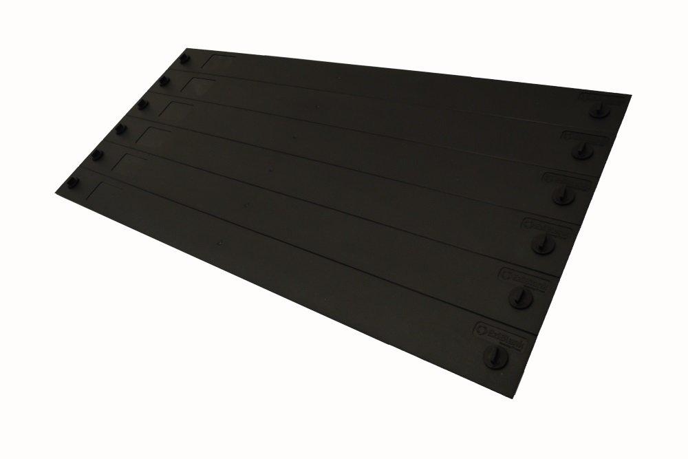 EziBlank Black Universal Modular 6RU Blanking Panel 23in  x 10