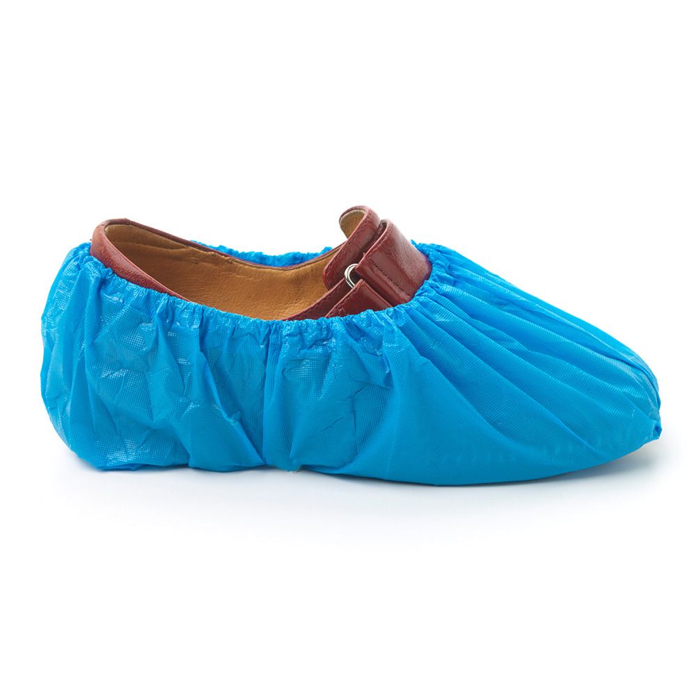 ULTRA HEALTH® Shoe Covers PE Waterproof Disposable x 100