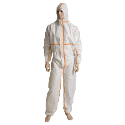Bastion White Microporous Coveralls Type 4/5/6  x 10