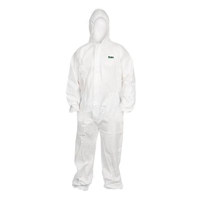 HI-CALIBRE® White Microporous Coveralls Type 5 &amp; 6 x 10