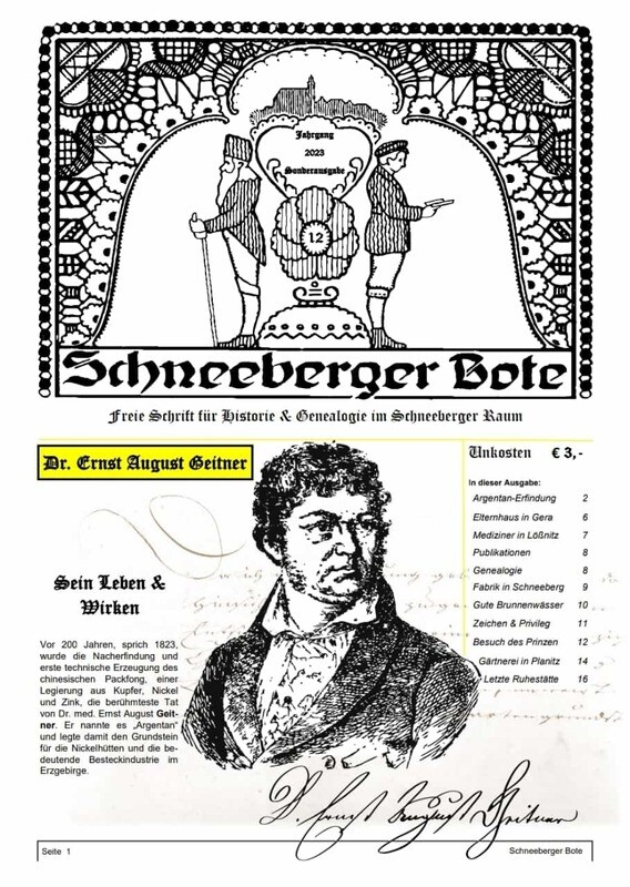 Schneeberger Bote Nr. 12 Schneeberger Bote Nr. 12