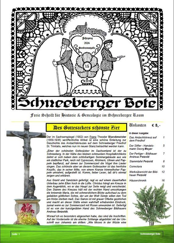 Schneeberger Bote Nr. 15 Schneeberger Bote Nr. 15