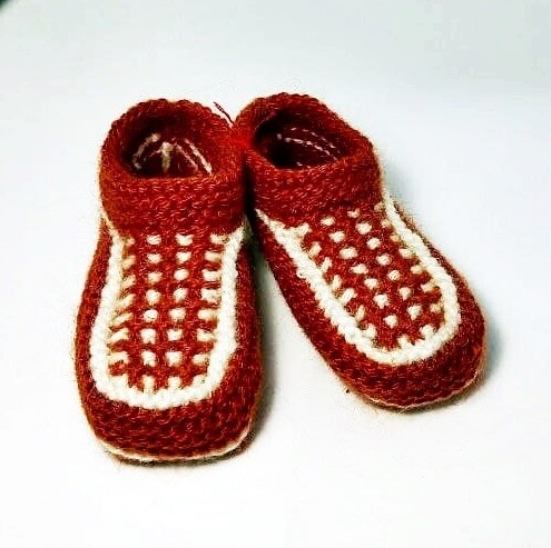 Knit indoor slippers "Abiem"  kids