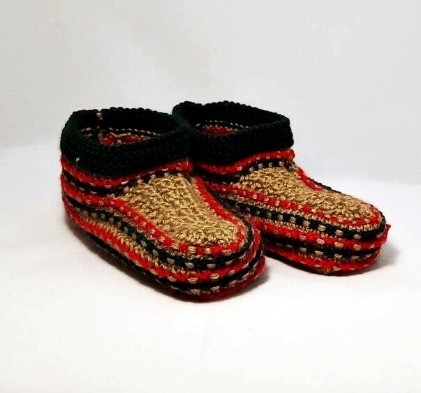 Knit indoor slippers "Abiem" adults, carnival