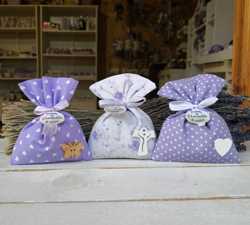 2 Sacchetti in organza con Pomici e Essenza alla Lavanda | Lavanda del Lago