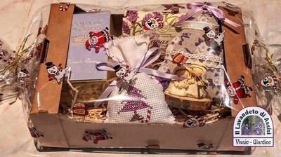 Confezione regalo Natale completa lavanda