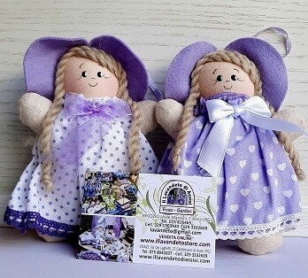 Bambola Bionda con Lavanda (Cadauna)
