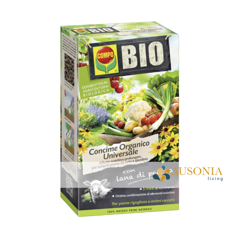 Concime Organico Universale COMPO Bio con lana di pecora  2 kg
