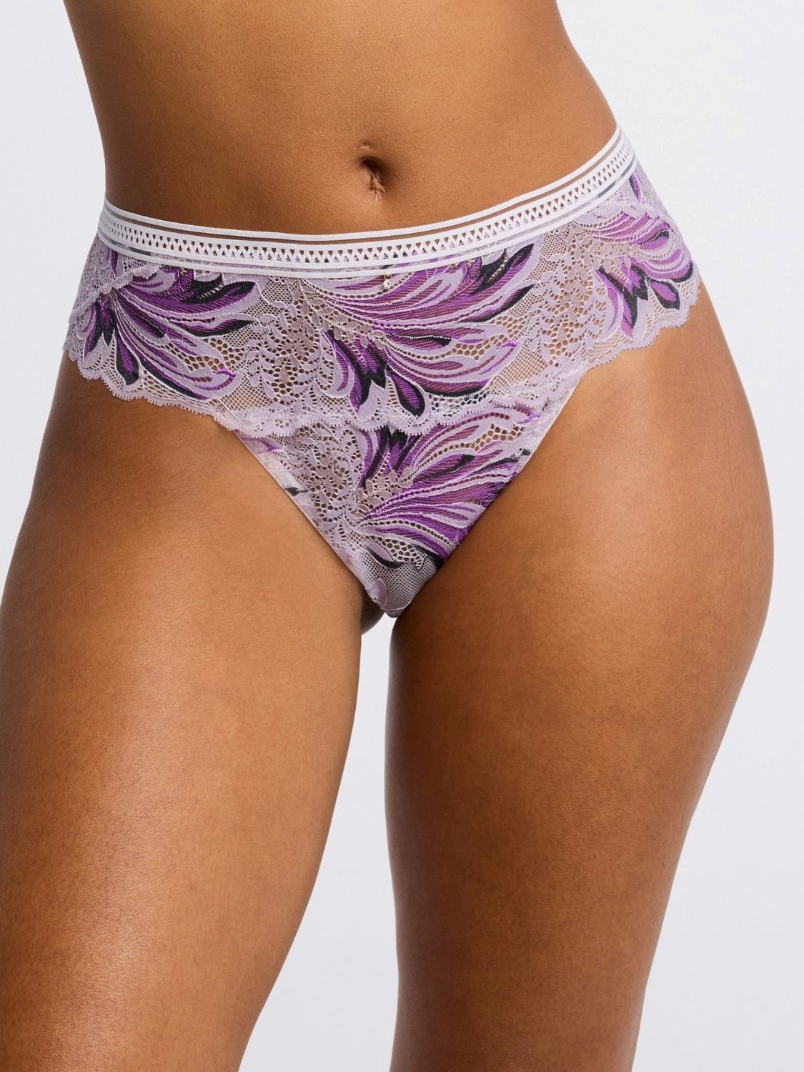 MON9555 Lavender Fields Lace Brief