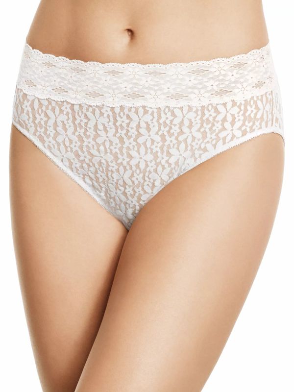 WAC870305 Halo Lace Hi Cut Brief