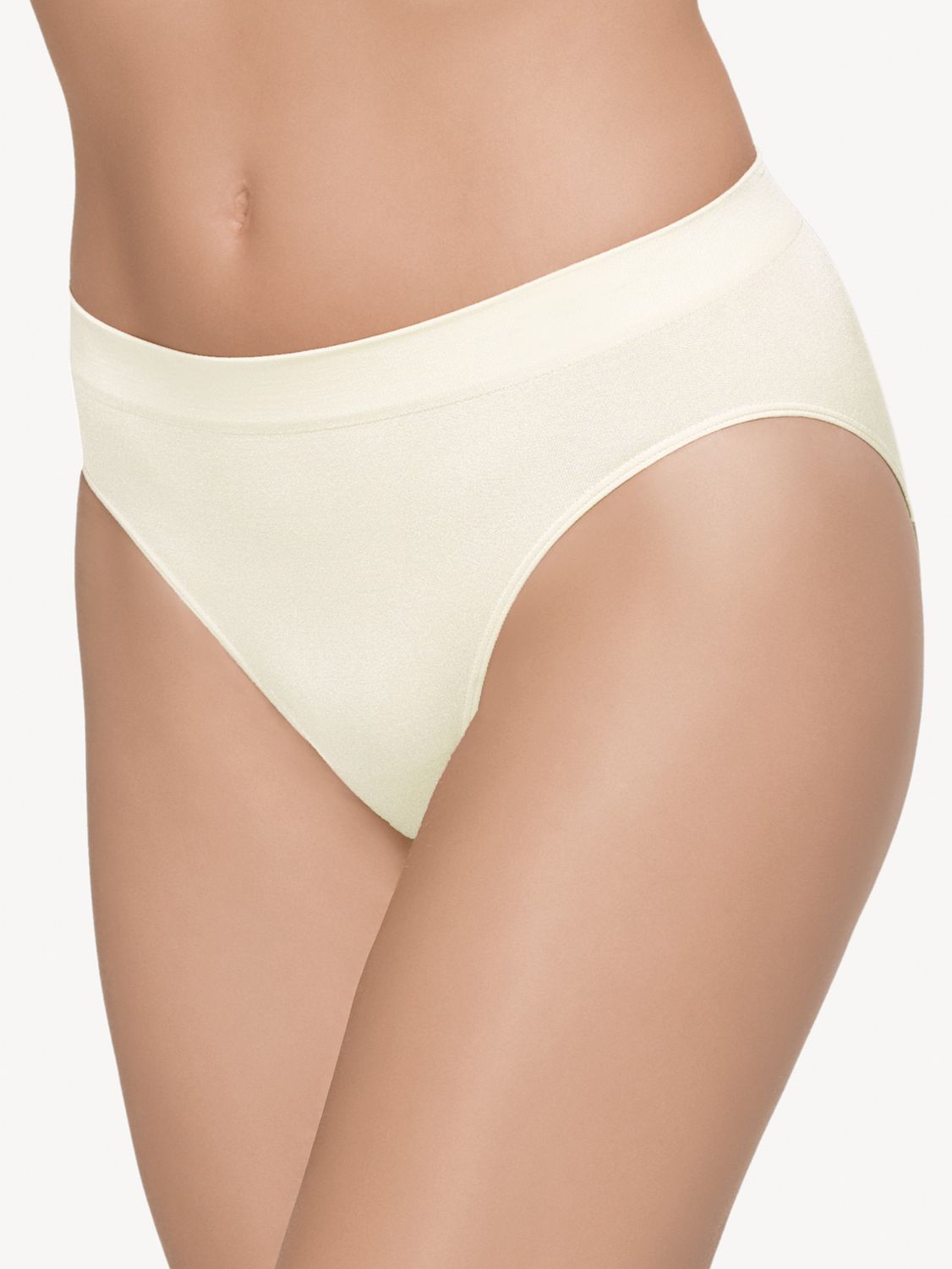 WAC838175 B Smooth Hi Cut Brief