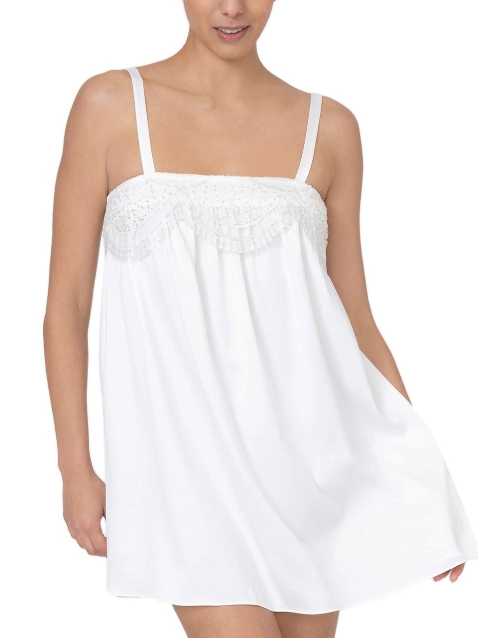 RYA568 Primrose Chemise with Beaded Lace Detail