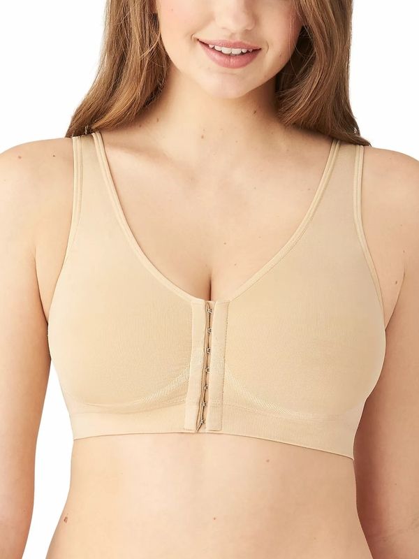 WAC835475 B Smooth Front Close Bralette w Pockets