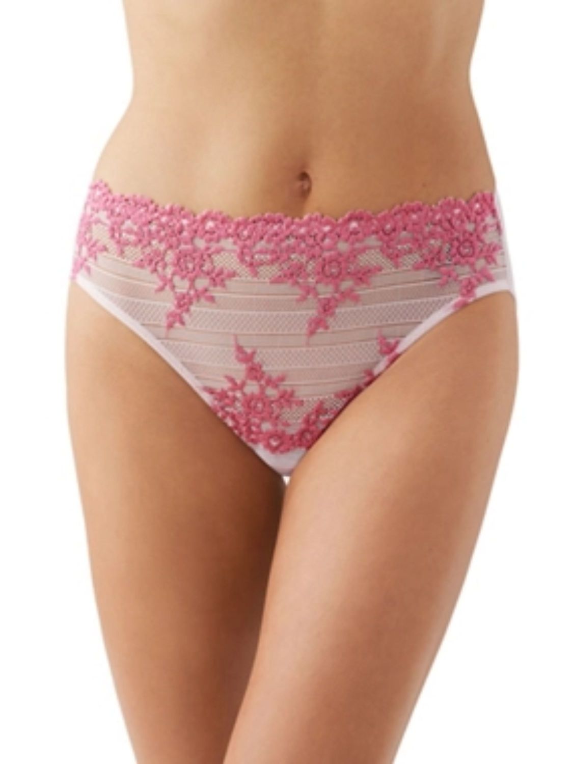 WAC841191 Embrace Lace Hi Cut Brief