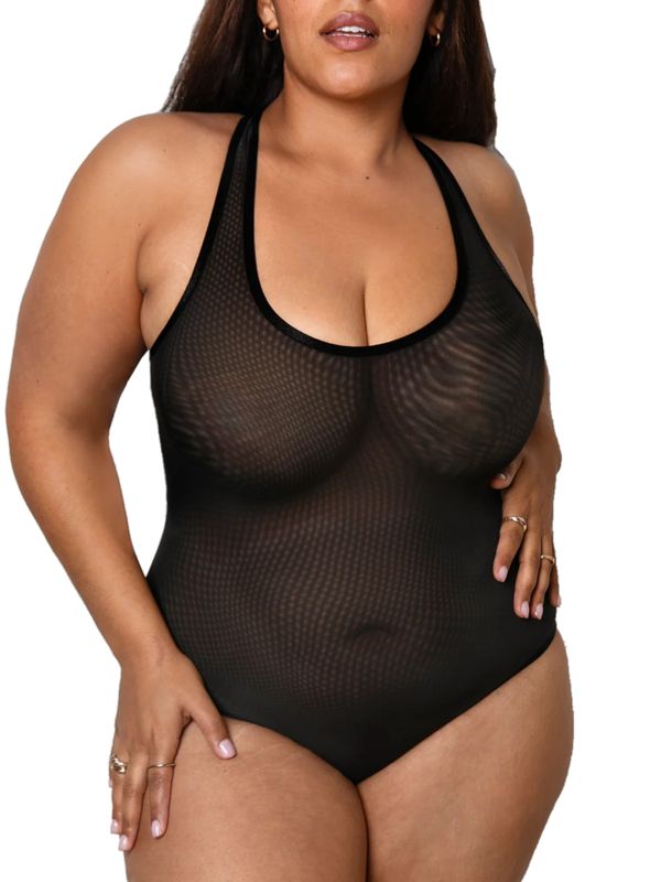 CVC1372 Sheer Mesh Bodysuit