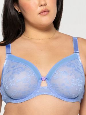 CVC1362 NoShow Lace Unlined Bra