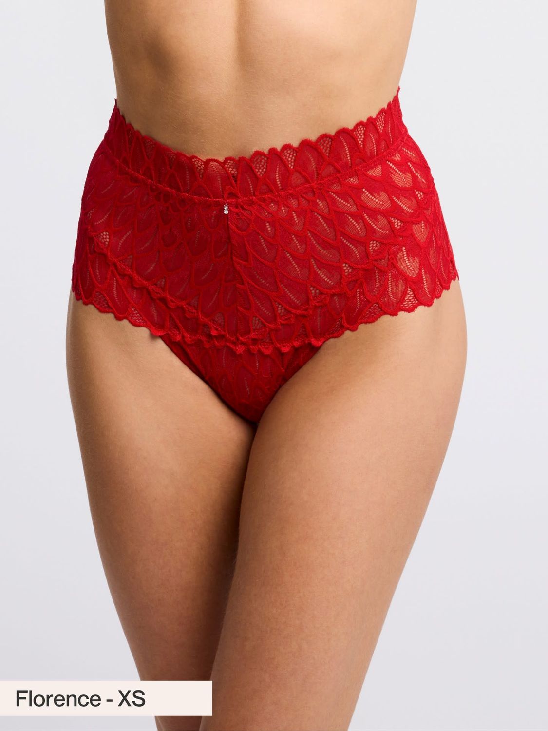 MON9309 Lacy Essentials High Waist Brief