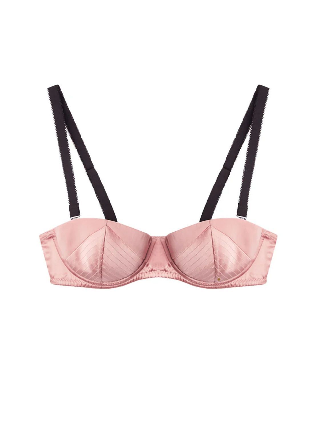 FDMBR0016L Top Stitch Convertible Bra Fuller Cup, Color: RosePink, Size: 32F