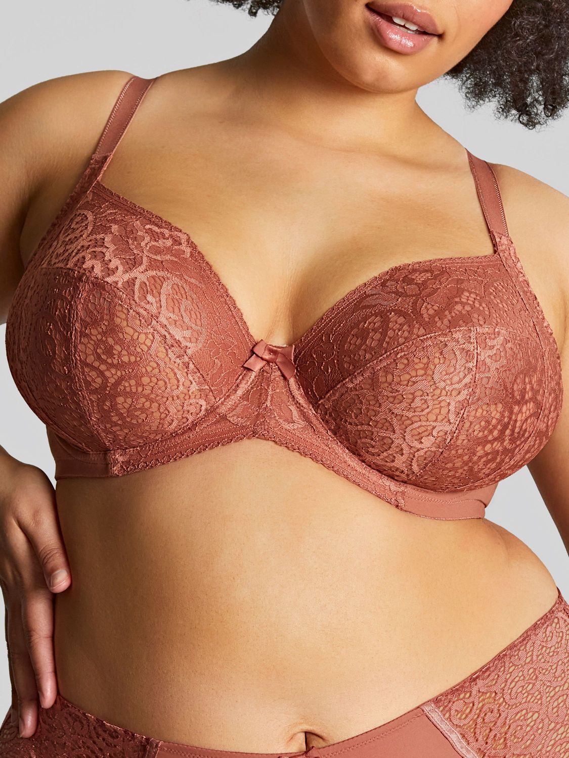 PANSC9686 Estel Lace Plunge Bra